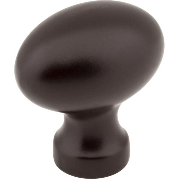 Jeffrey Alexander 1-3/16" Overall Length Dark Bronze Football Bordeaux Cabinet Knob 3990-ORB - main